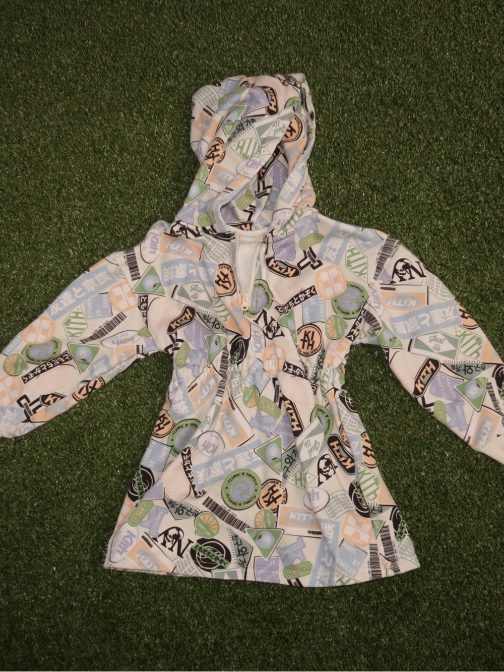 Kith Multicolor Printed Hooded Dress One-Piece